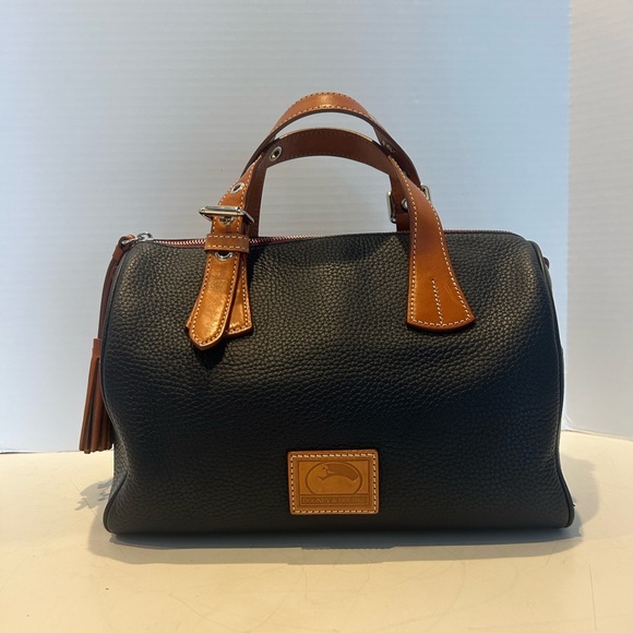 Kendra satchel Handbag  Dooney & Bourke Midnight Blue tags unattached NO STRAP - Picture 1 of 16